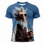 Ombre Wine Old Man  Legendary Graphic Tee