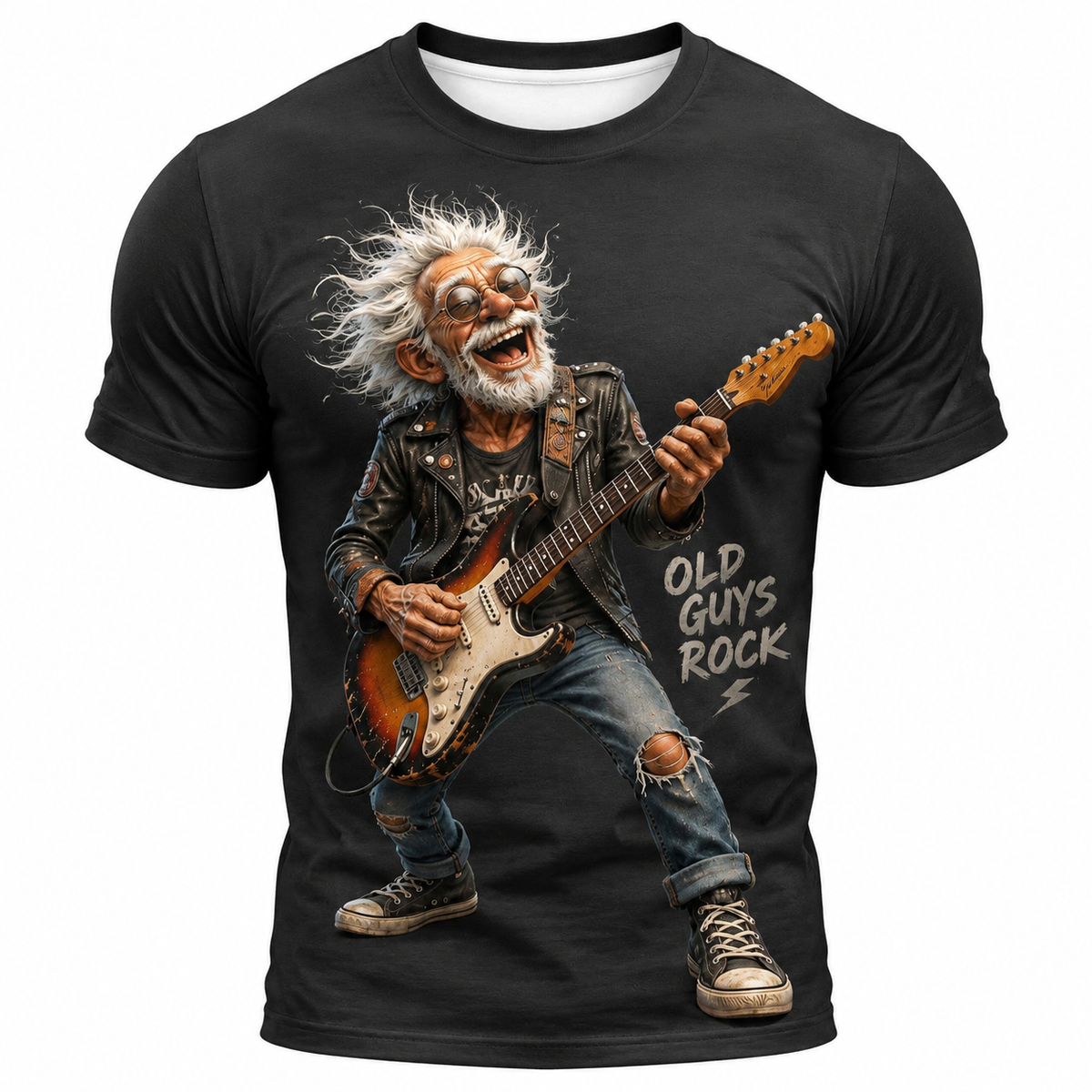 Legendary Old Man Guitar Graphic Tee