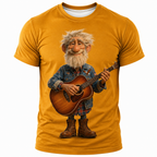 Funny Old Man Grandpa Coffee Cartoon Tee