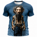 Legendary Ombre Old Man Graphic Print Tee