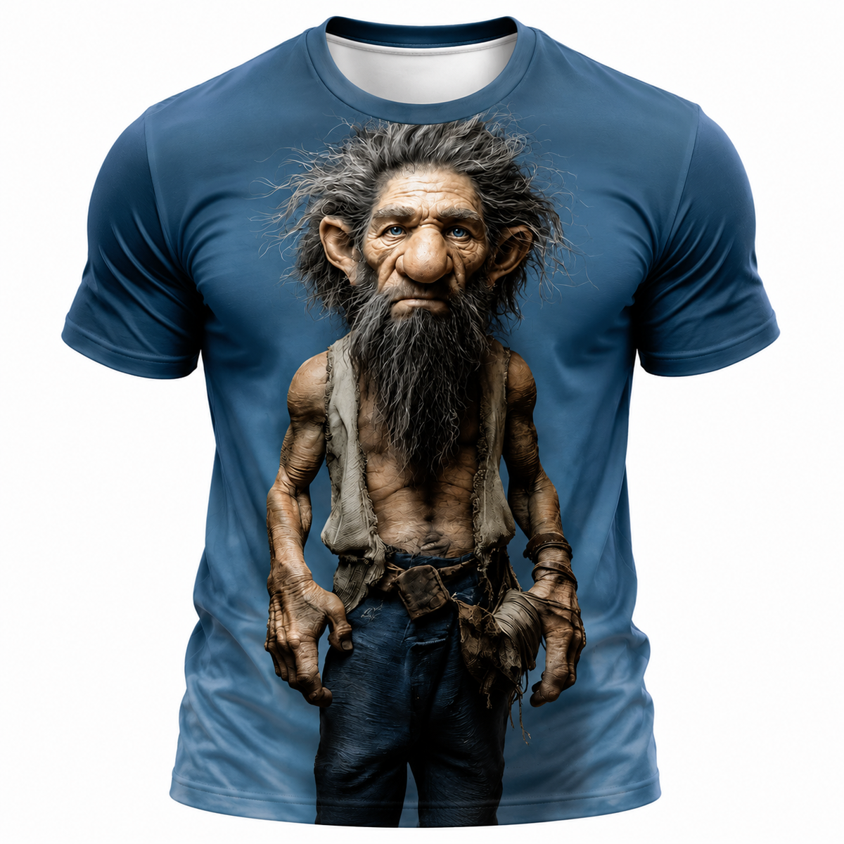 Legendary Ombre Old Man Graphic Print Tee