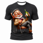 Legendary Wine Old Man Cartoon Tee