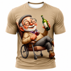 Legendary Wine Old Man Cartoon Tee