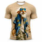 Ombre Old Man Legendary Graphic Print Tee