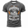 Real Grandpas Ride Motorcycles Graphic Tee