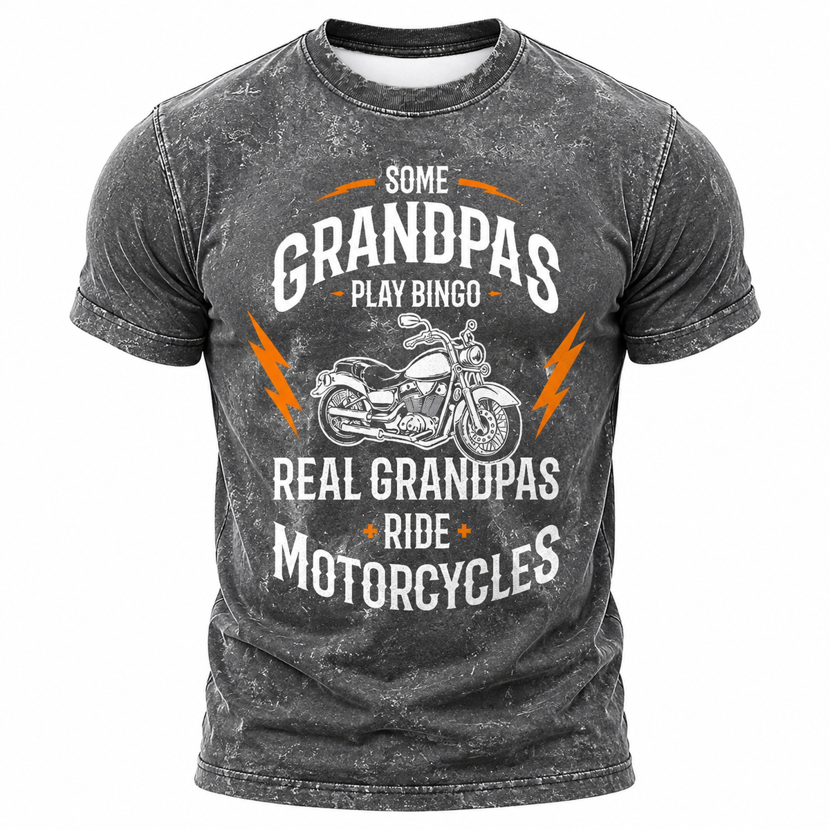Real Grandpas Ride Motorcycles Graphic Tee