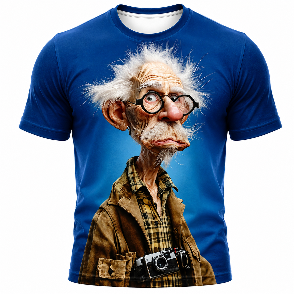 Funny Legendary Old Man Graphic Print Tee