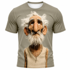 Funny Legendary Old Man Graphic Print Tee