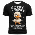 Grumpy Old Bastard Warning Graphic Tee