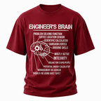 Engineer Brain Work Humor Graphic Tee