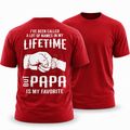 Papa Is My Favorite Graphic Dad Shirt
