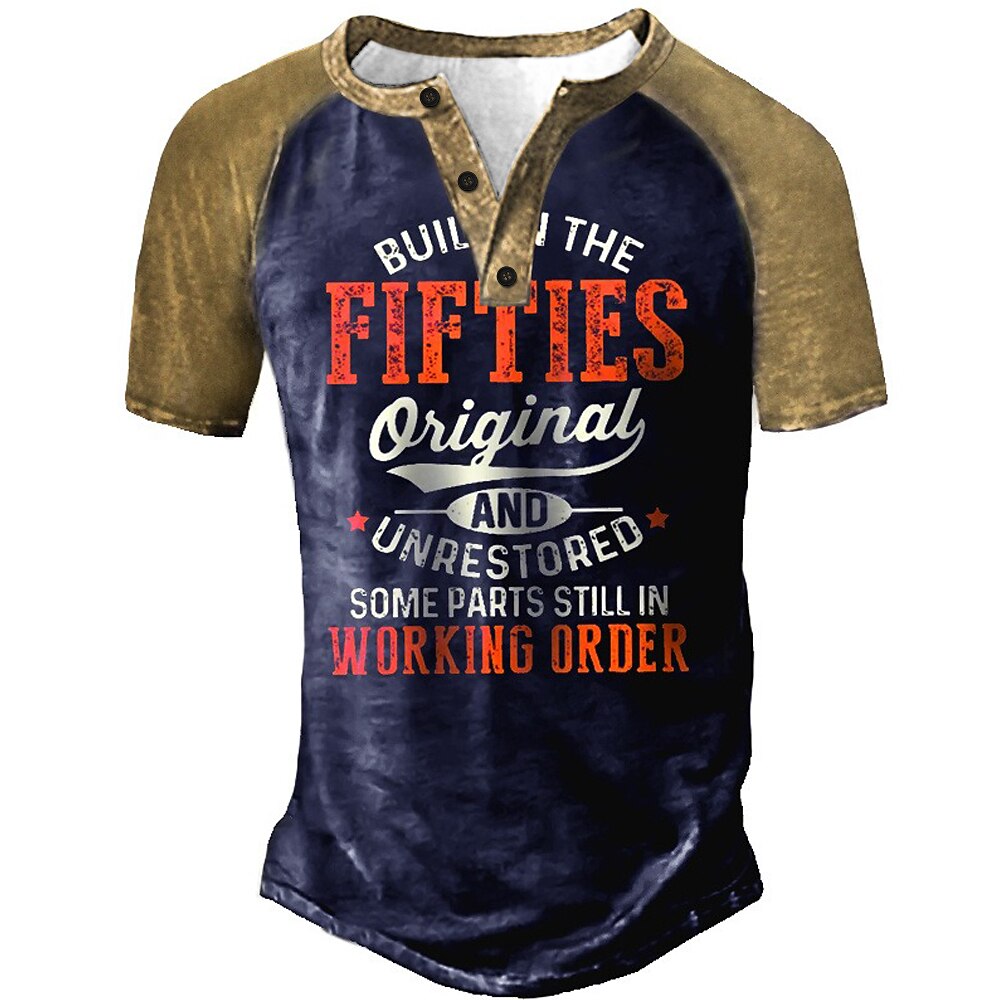 Built In Fifties Original Unrestored Funny Aging Graphic Tee