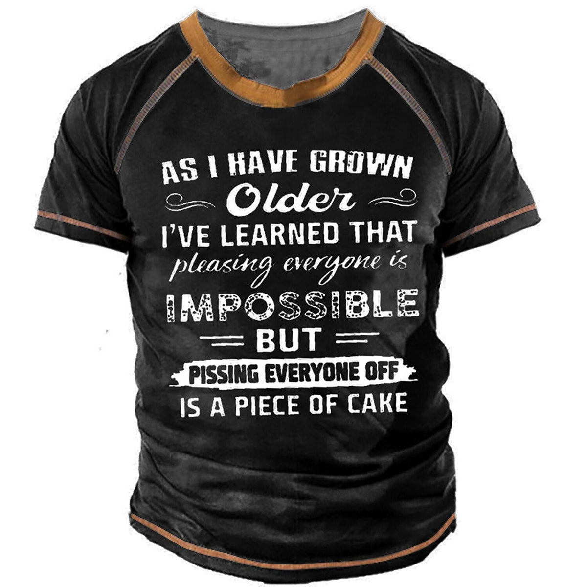 Pissing Everyone Off Funny Old Man Aging Graphic Tee