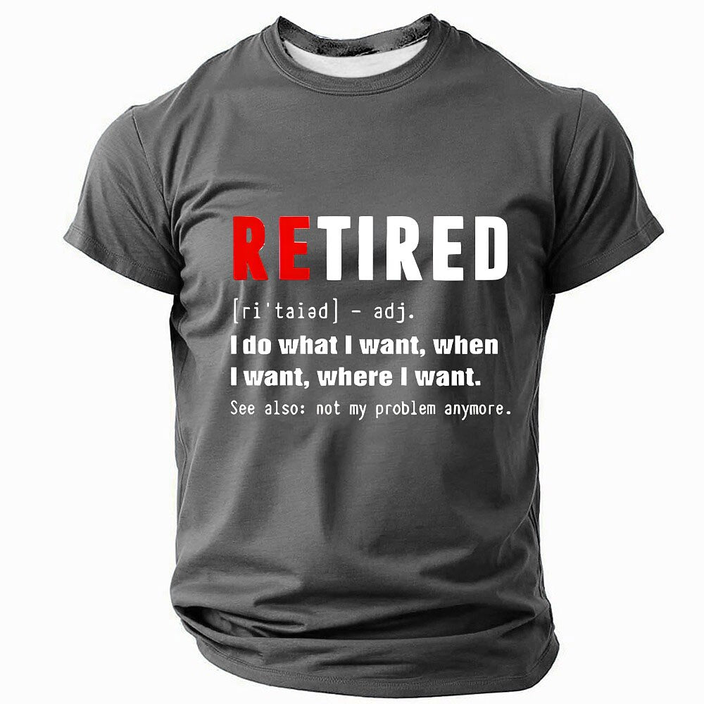Retired Definition My Rules Graphic Tee