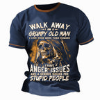 Grumpy Old Man Killin It Funny Graphic Lifestyle Tee