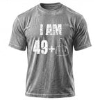 Men's 50th Birthday Aging Quote Short Sleeve Vintage T shirt