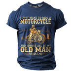 Ignore Problems Ride Motorcycle Graphic Tee