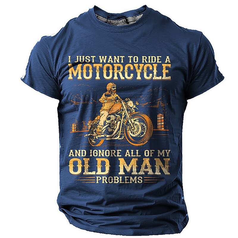 Ignore Problems Ride Motorcycle Graphic Tee