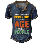 Weird Being Same Age As Old People Graphic Henley