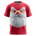 Santa Claus Christmas Designer Party Street Artistic Graphic Tee