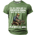 Live Wire Electrician Humor Graphic Shirt