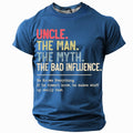 Bad Influence Uncle Humor Graphic Shirt