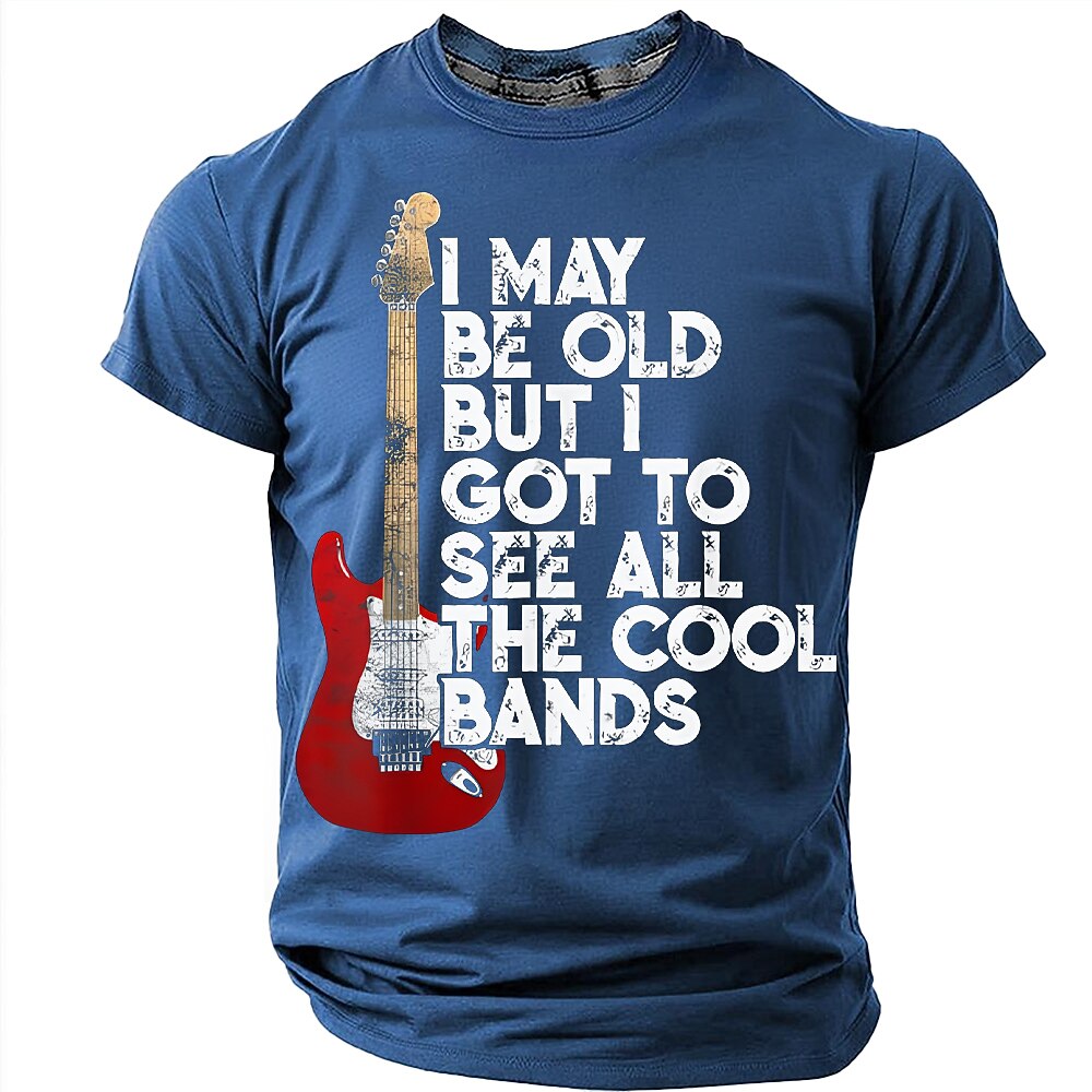 Old Man Saw Cool Bands Rock Music Graphic Tee