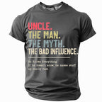 Bad Influence Uncle Humor Graphic Shirt