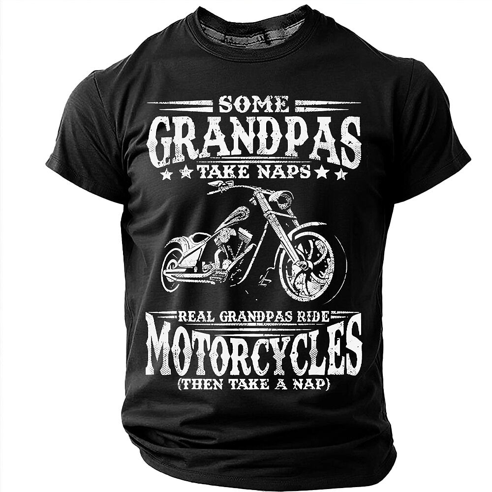 Real Grandpas Ride Choppers Graphic Shirt