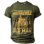 Ignore Problems Ride Motorcycle Graphic Tee