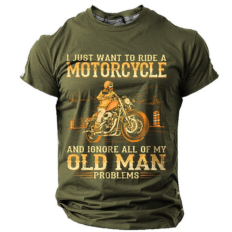Ignore Problems Ride Motorcycle Graphic Tee