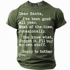 Dear Santa Ill Buy My Own Stuff Christmas Tee