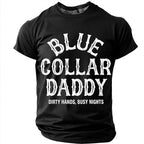 Blue Collar Daddy Work Graphic Shirt