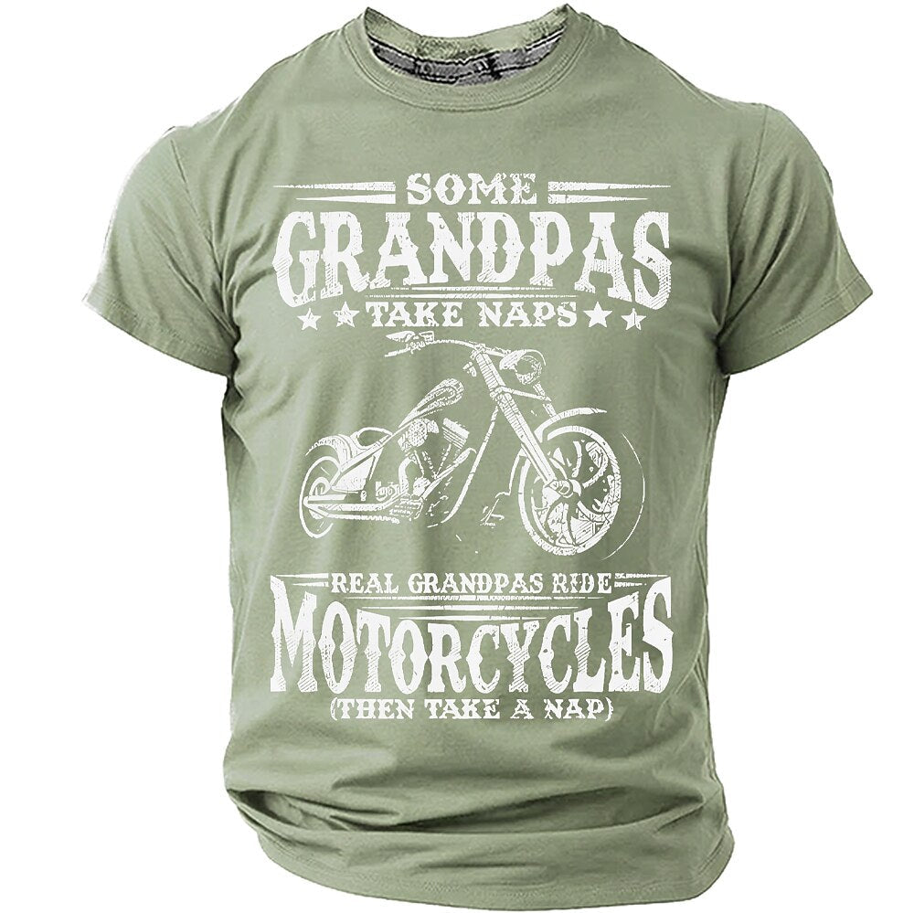 Real Grandpas Ride Choppers Graphic Shirt