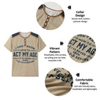 Dont Know How To Act My Age Graphic Henley