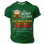 Grumpy Old Man Ask My Wife Marriage Humor Tee