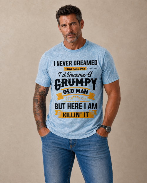 Cranky Terrible Sixties Funny Graphic Tee