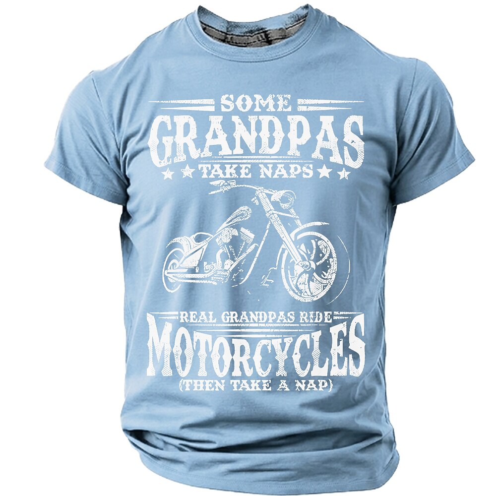 Real Grandpas Ride Choppers Graphic Shirt