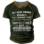 Pissing Everyone Off Funny Old Man Aging Graphic Tee