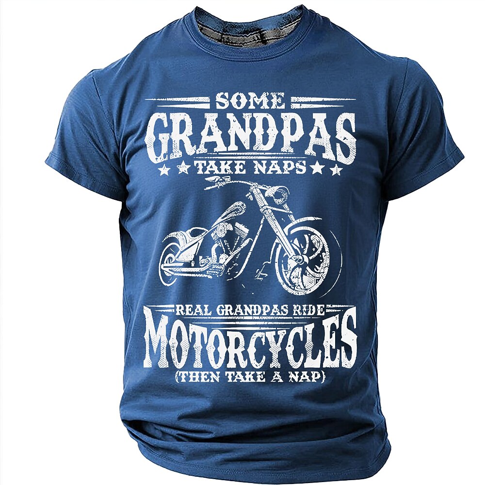 Real Grandpas Ride Choppers Graphic Shirt
