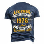 Legendary Birth Year Vintage Graphic Shirt