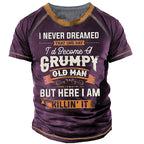 Never Dreamed Grumpy Old Man Graphic Shirt