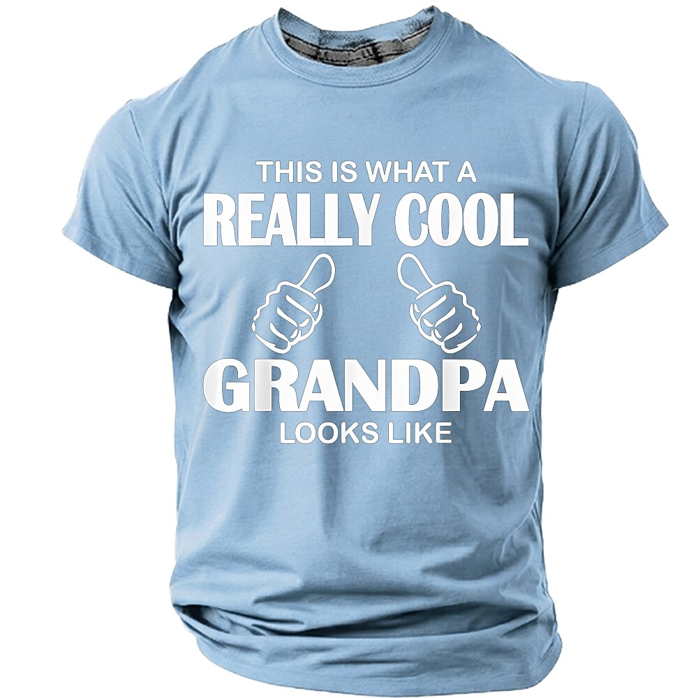 Really Cool Grandpa Humor Graphic Tee