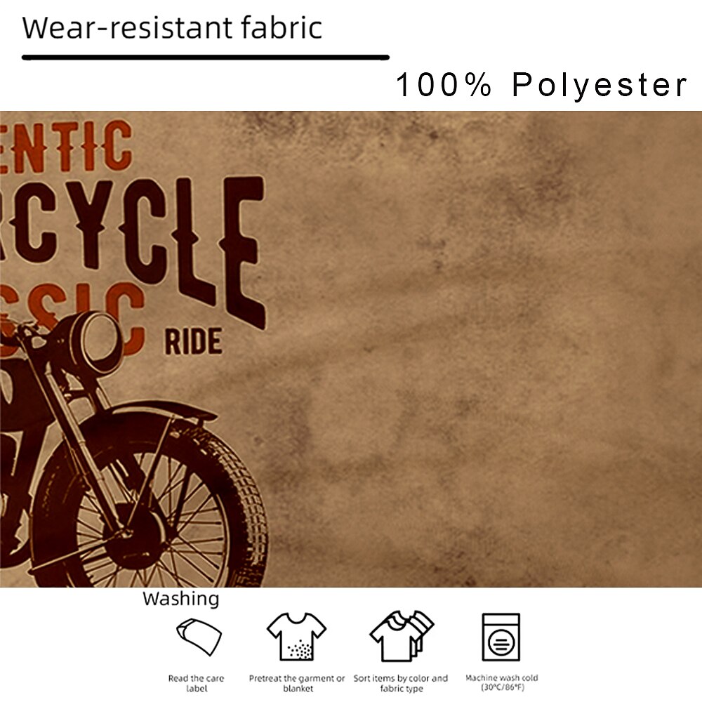 Ride To Live Classic Motorcycle Biker Graphic Henley Shirt