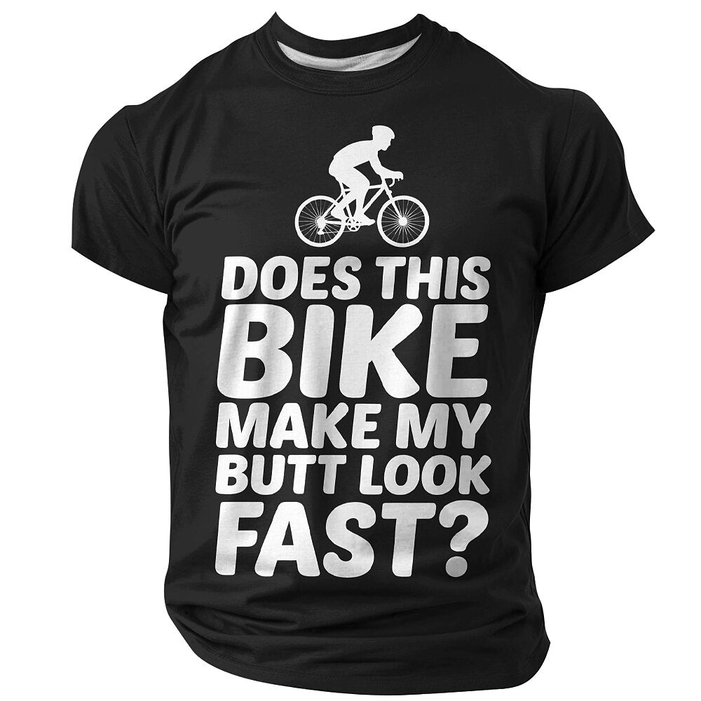 Grumpy Old Man Biker Funny 3D Graphic Print Tee