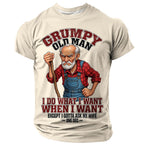 Funny Grumpy Old Man Humor Wife Print Graphic Tee Shirt