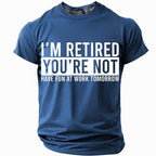 Retired Work Tomorrow Sarcastic Graphic Shirt