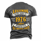 Legendary Birth Year Vintage Graphic Shirt