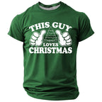 Funny Santa Claus Christmas Holiday Graphic Short Sleeve Tee