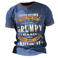 Grumpy Old Man Killin It Funny Graphic Lifestyle Tee
